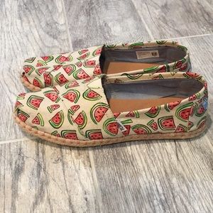 Watermelon TOMS Flats